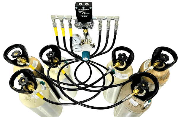 x6-Cylinders connected to AVS Changeover System